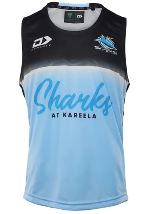 Cronulla Sharks NRL Mens Alternate Training Singlet