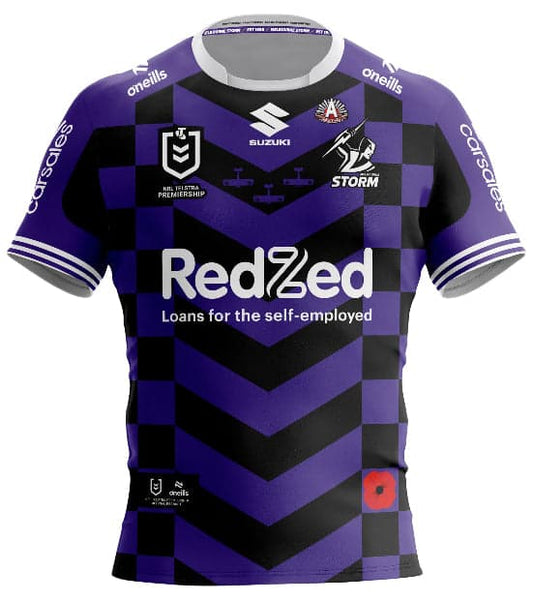 Melbourne Storm 2025 NRL Mens Anzac Jersey