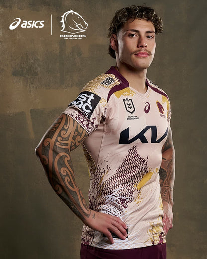 Brisbane Broncos 2025 NRL Mens Indigenous Jersey