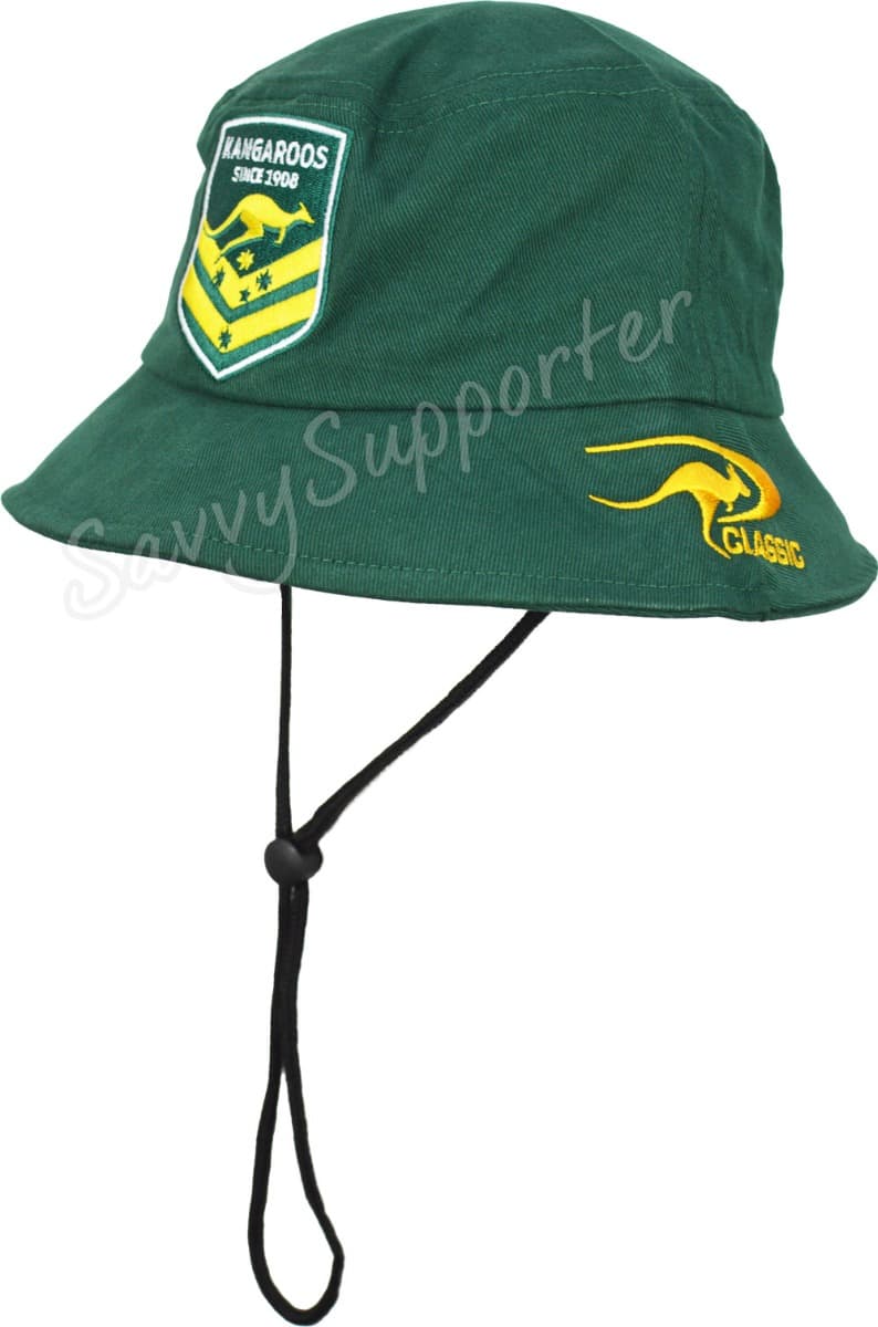Australian Kangaroos 2025 NRL Adults Bucket Cap