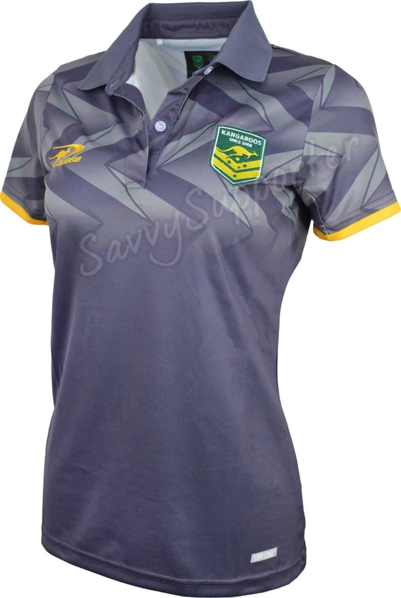 Australian Kangaroos 2025 NRL Ladies Team Polo Shirt