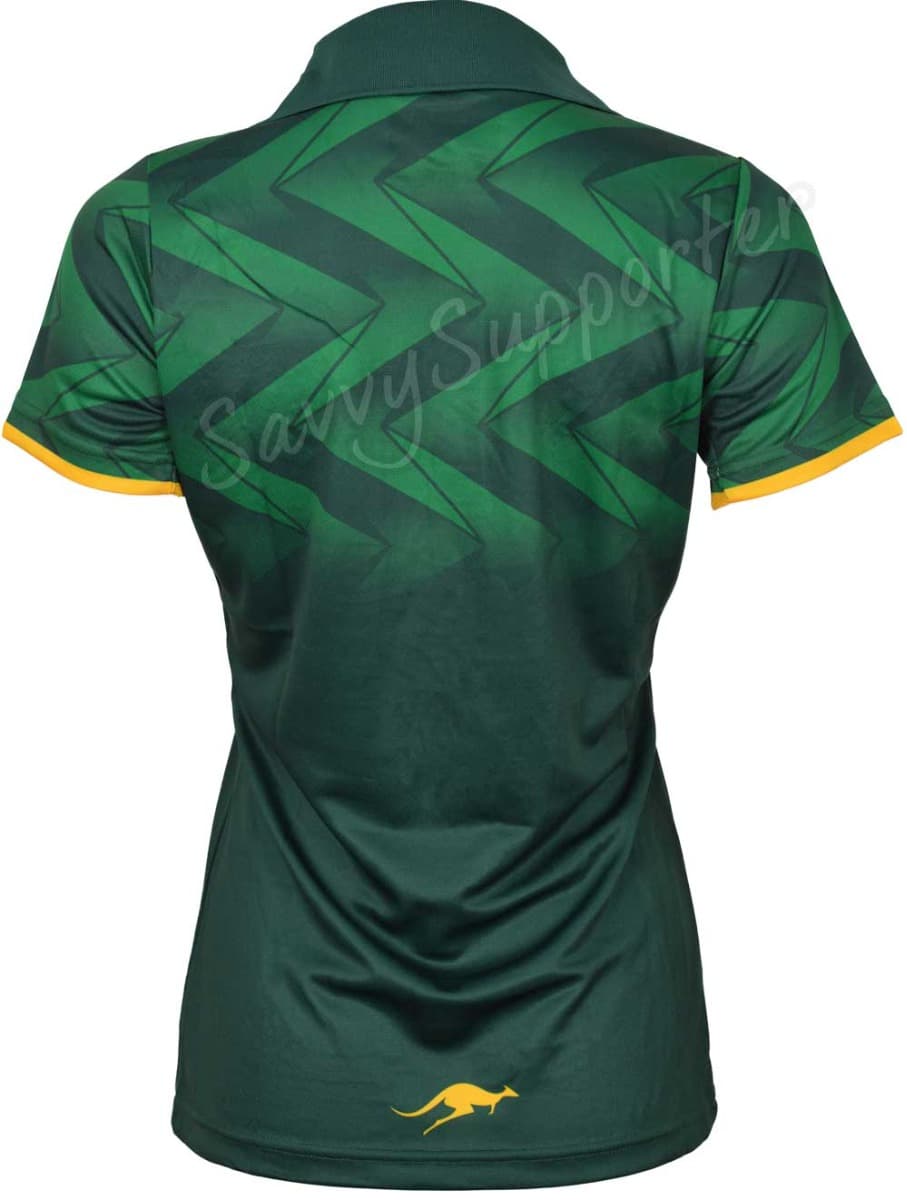 Australian Kangaroos 2025 NRL Ladies Media Polo Shirt
