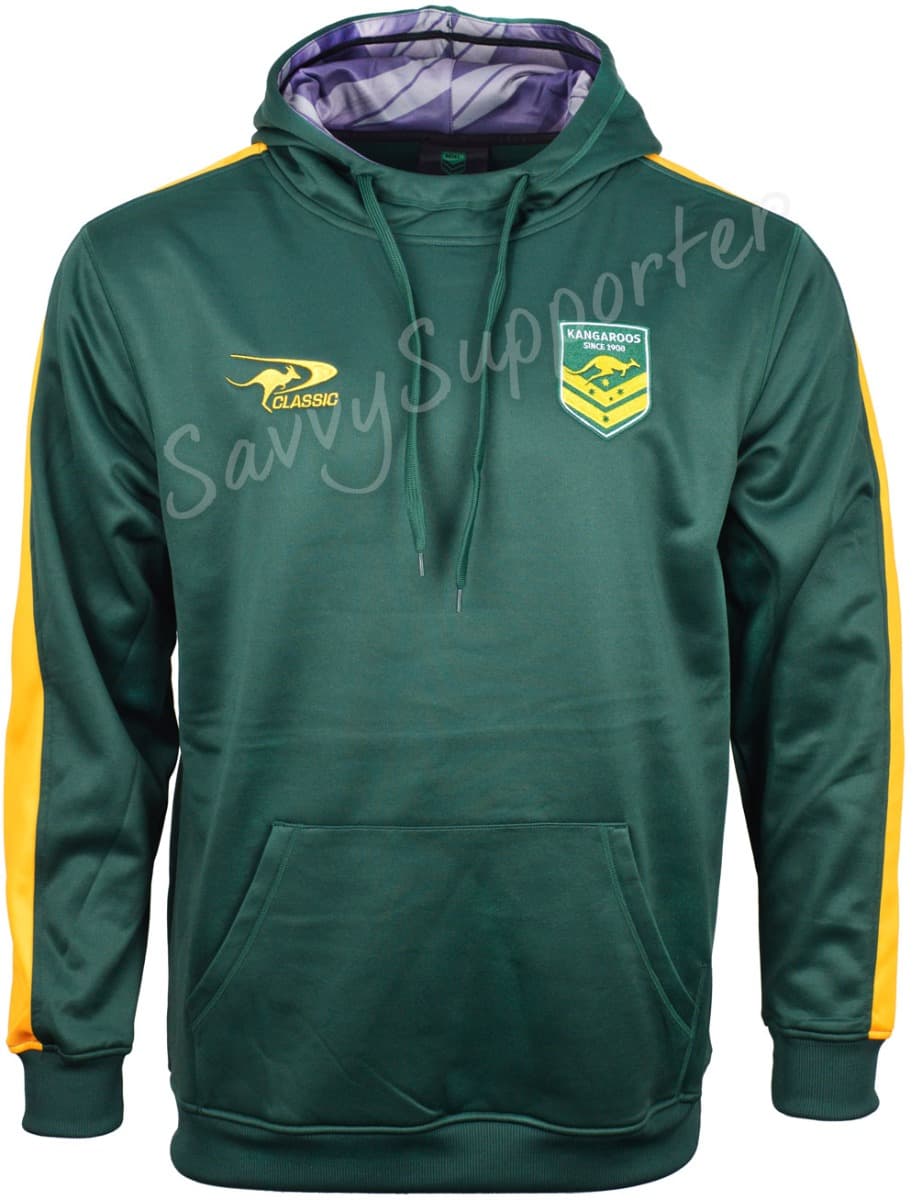 Australian Kangaroos 2025 NRL Mens Pullover Hoodie