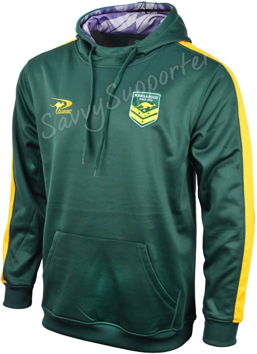 Australian Kangaroos 2025 NRL Mens Pullover Hoodie