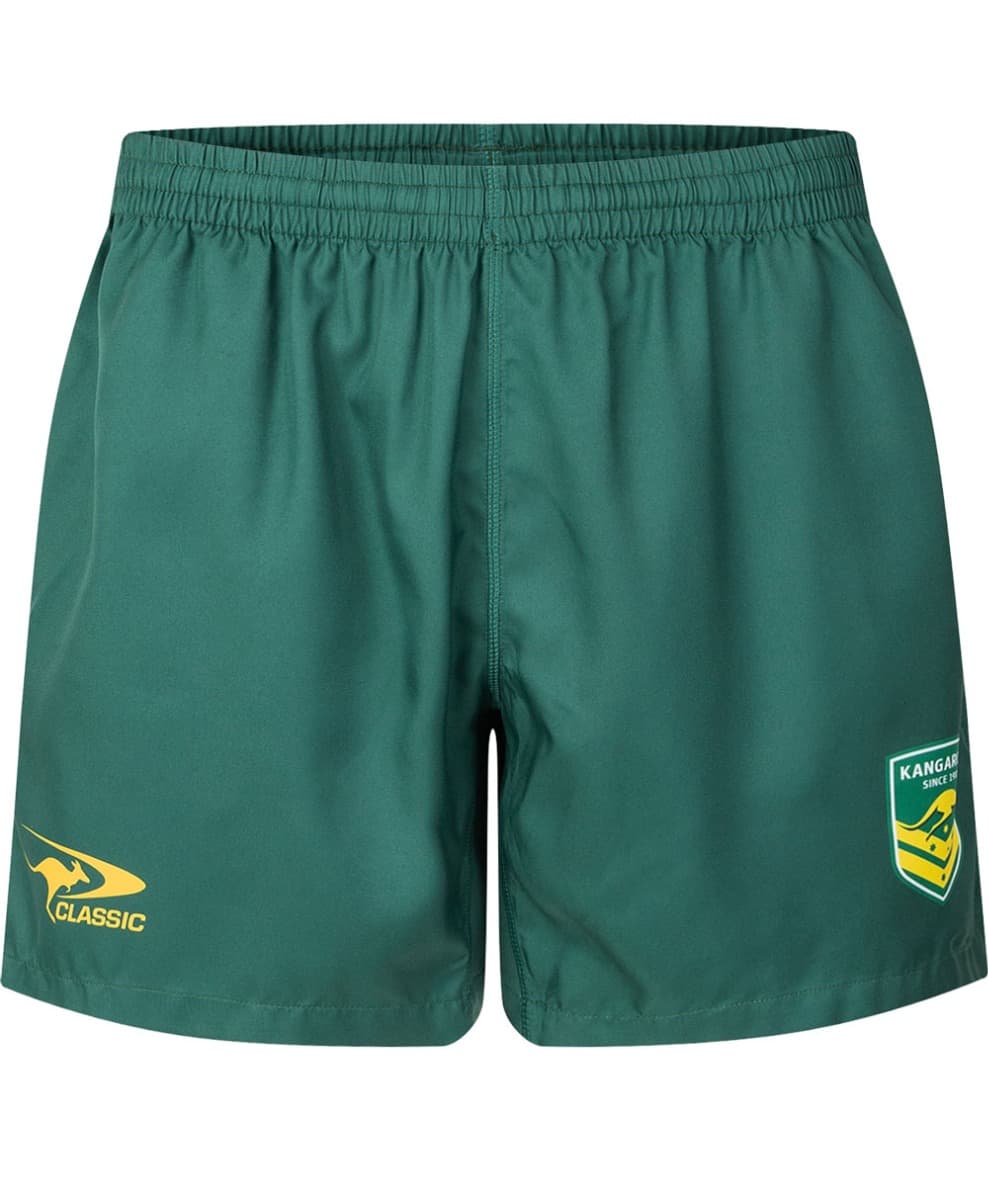 Australian Kangaroos 2025 NRL Kids Home Shorts