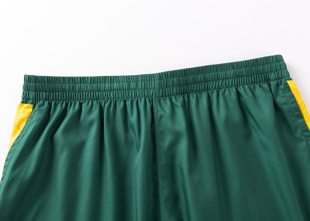 Australian Kangaroos 2025 NRL Mens Green Performance Gym Shorts