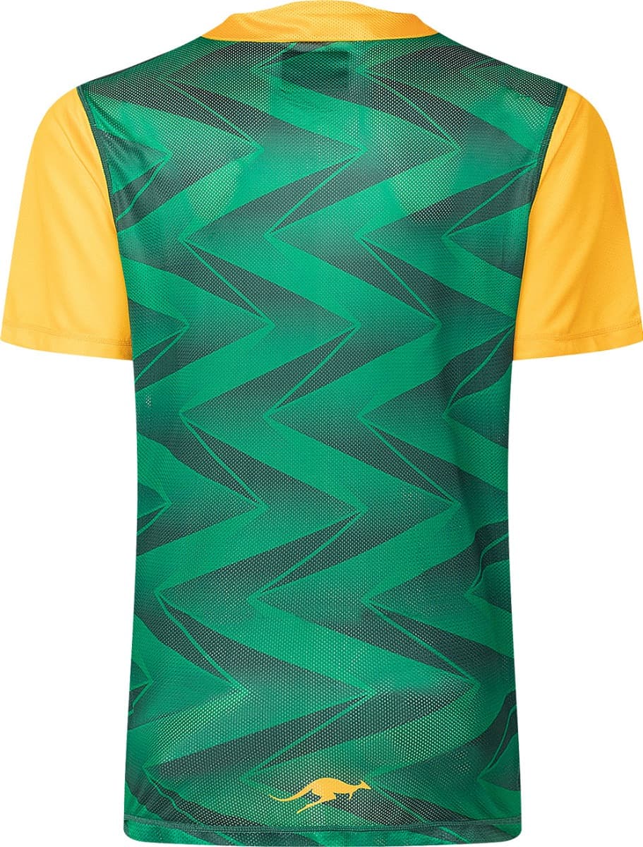 Australian Kangaroos 2025 NRL Mens Green Training Shirt