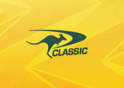 Australian Kangaroos 2025 NRL Mens Yellow Training Shirt