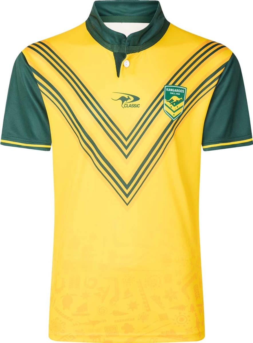 Australian Kangaroos 2025 NRL Mens Training Jersey