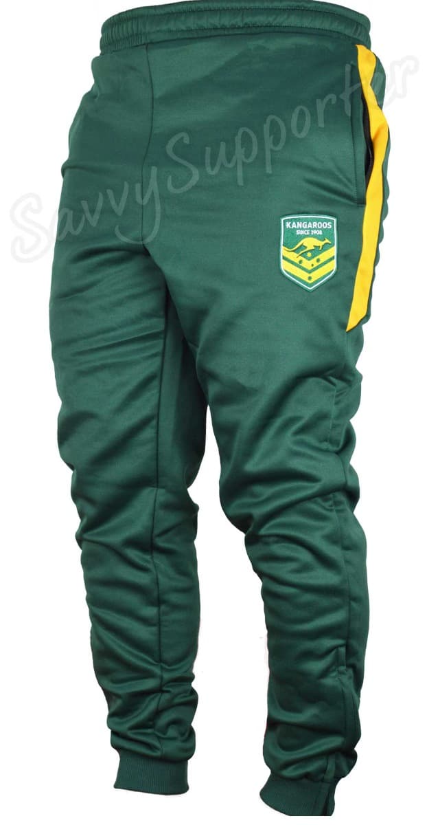 Australian Kangaroos 2025 NRL Mens Track Pants