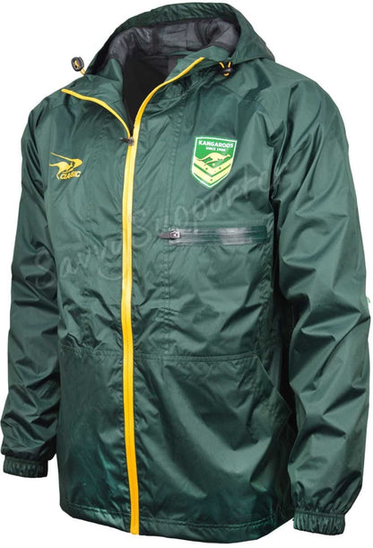 Australian Kangaroos 2025 NRL Mens Wet Weather Jacket