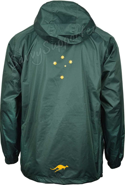 Australian Kangaroos 2025 NRL Mens Wet Weather Jacket