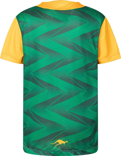 Australian Kangaroos 2025 NRL Kids Green Training Shirt
