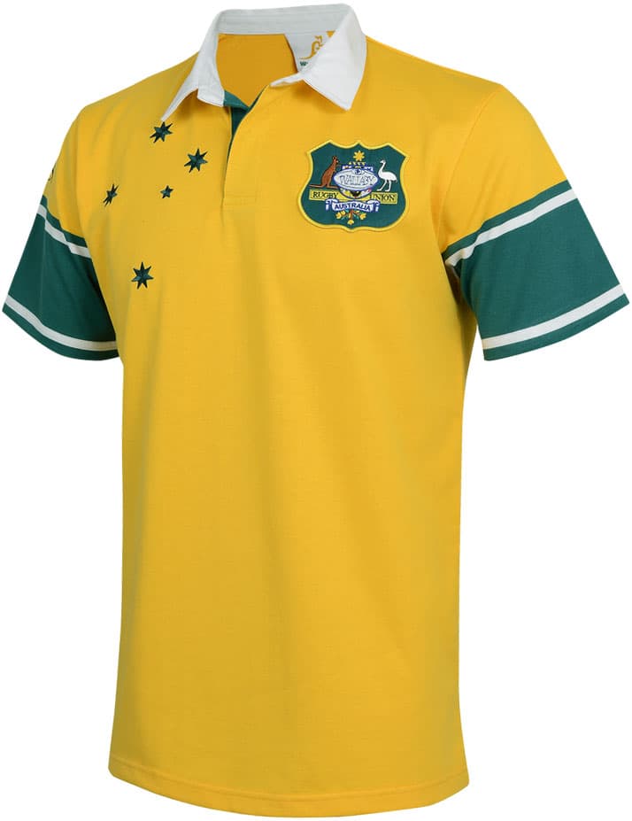 Australian Wallabies 1999 Rugby Union Mens Retro Jersey