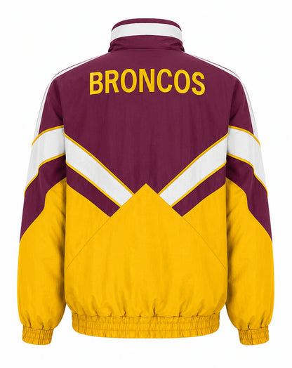 Brisbane Broncos 2026 NRL Mens Retro Winter Jacket