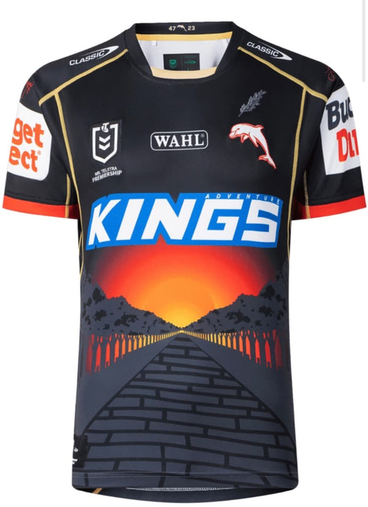 Dolphins 2025 NRL Mens Anzac Jersey
