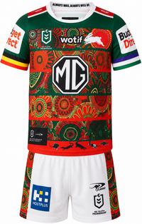 South Sydney Rabbitohs 2026 NRL Toddler Indigenous Jersey Set
