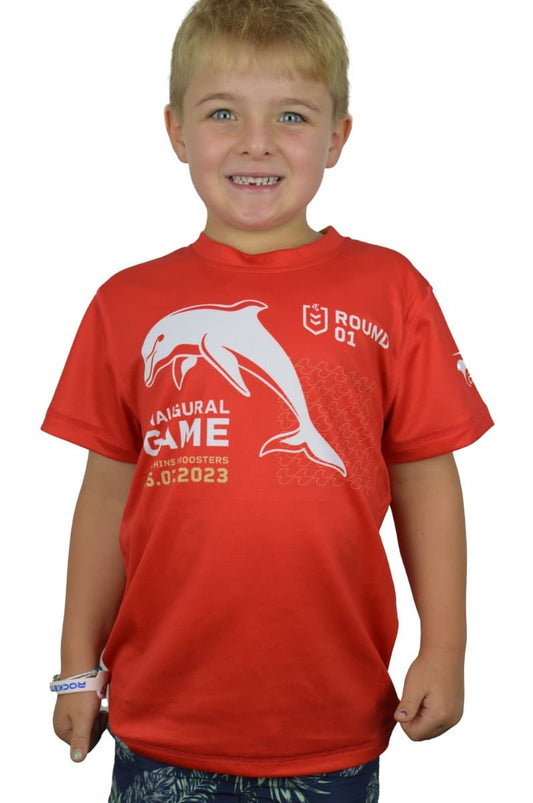 Redcliffe Dolphins 2023 NRL Kids Inauguration Shirt