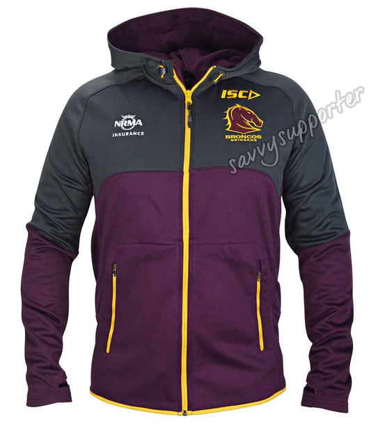 Brisbane Broncos 2017 NRL Kids Workout Hoody Jacket SALE