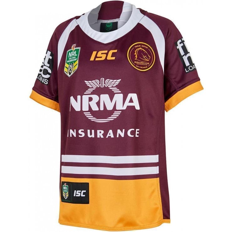 Brisbane Broncos NRL Home Kids Jersey SALE
