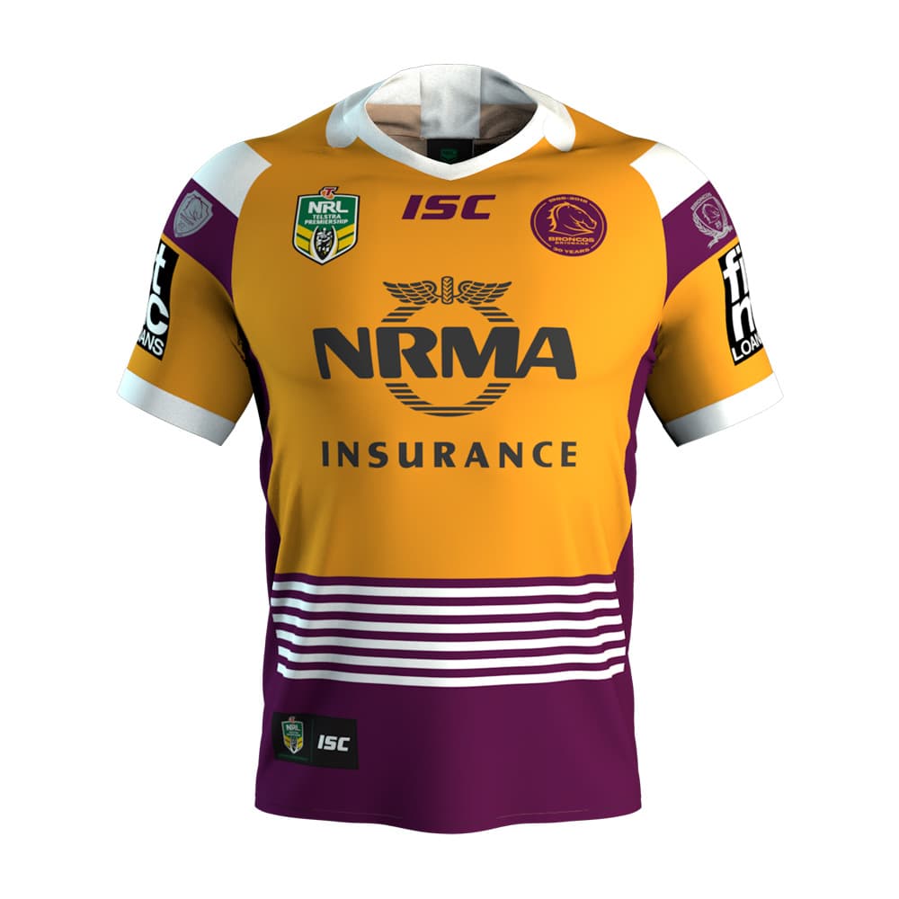 Brisbane Broncos 2018 NRL Kids Heritage Jersey