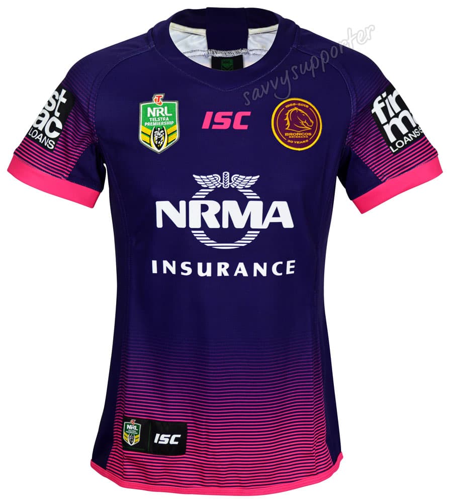 Brisbane Broncos NRL Ladies Women in League Jersey