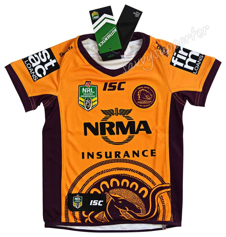 Brisbane Broncos NRL Kids Indigenous Jersey