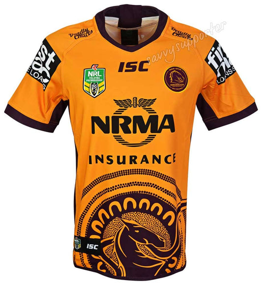 Brisbane Broncos NRL Mens Indigenous Jersey