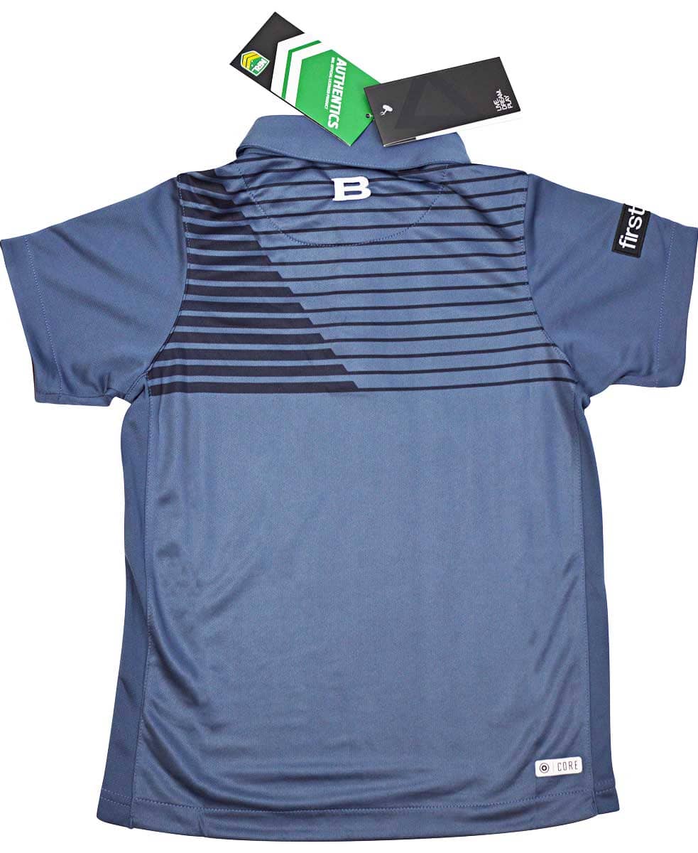 Brisbane Broncos NRL Kids Steel Polo Shirt