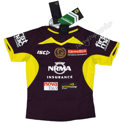 Brisbane Broncos NRL Maroon Training Shirt