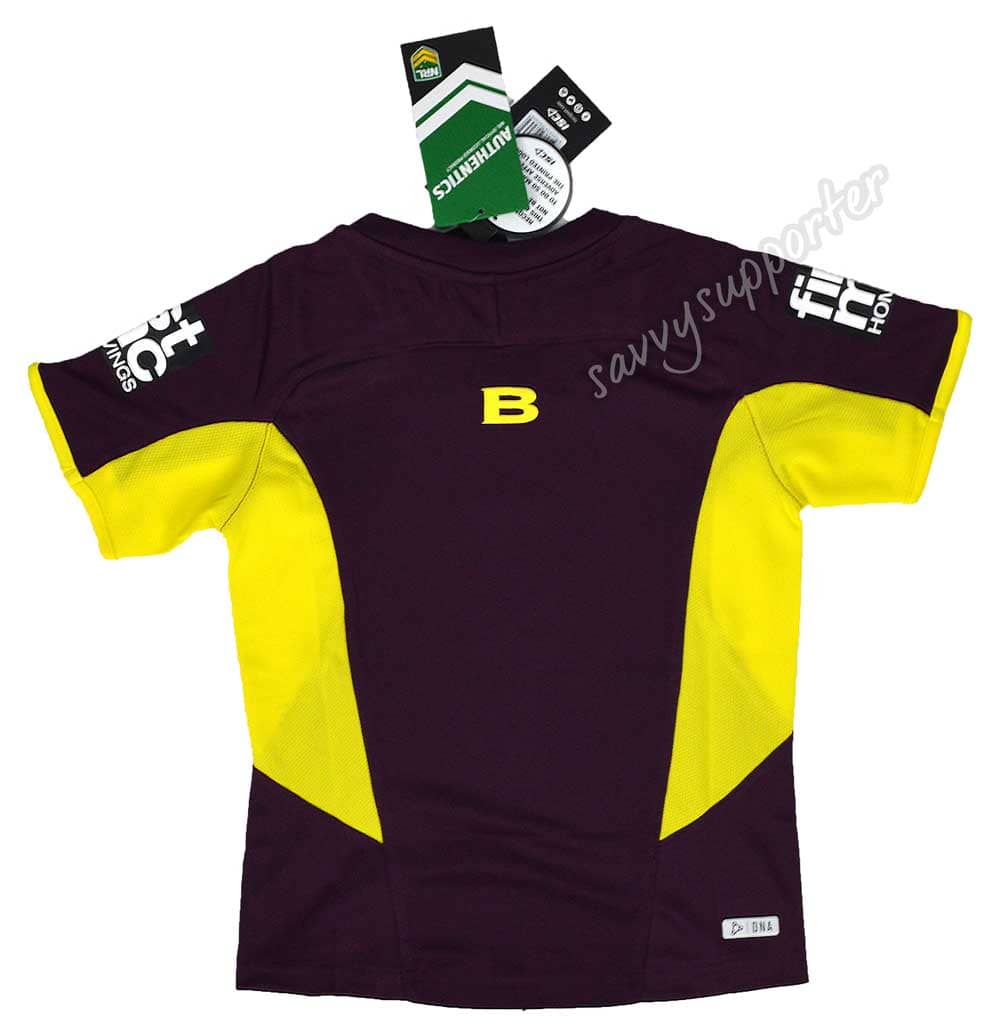 Brisbane Broncos NRL Maroon Training Shirt