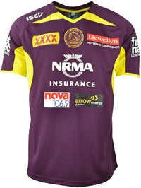 Brisbane Broncos NRL Maroon Training Shirt