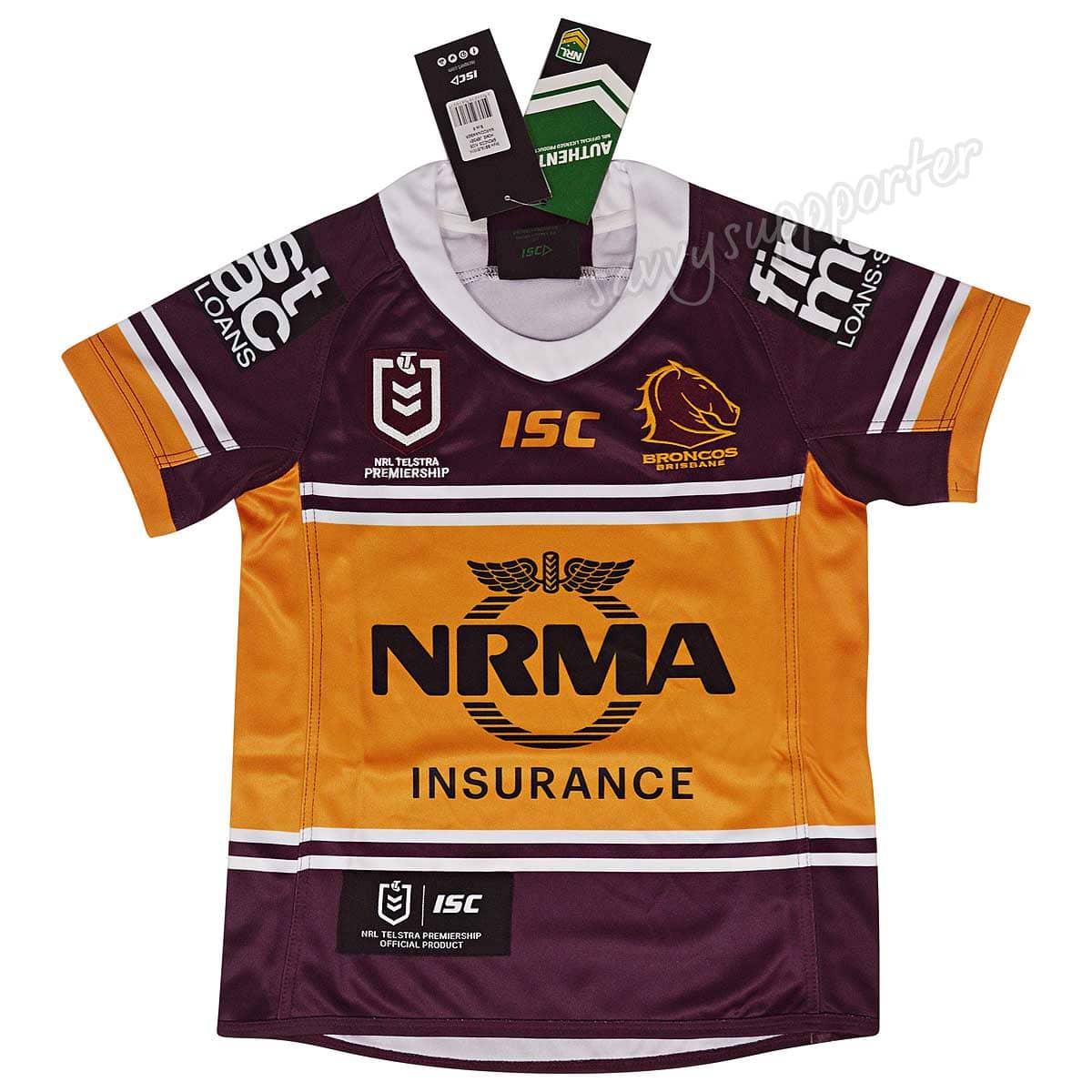 Brisbane Broncos NRL Kids Home Jersey
