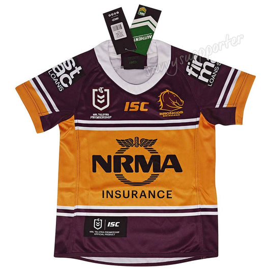Brisbane Broncos NRL Kids Home Jersey