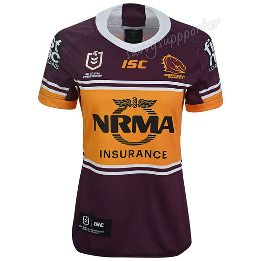 Brisbane Broncos NRL Ladies Home Jersey