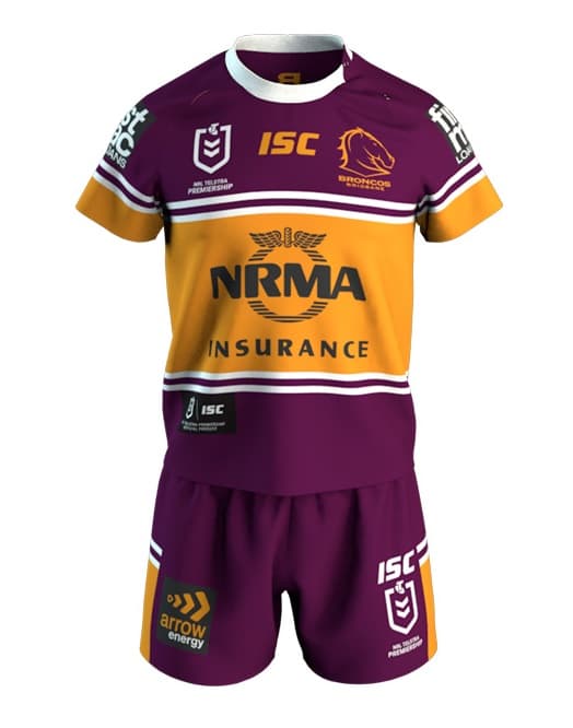 Brisbane Broncos 2019 NRL Toddler Home Jersey SALE