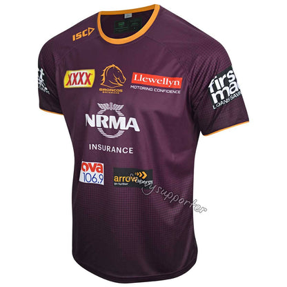 Brisbane Broncos Maroon NRL Training Shirt