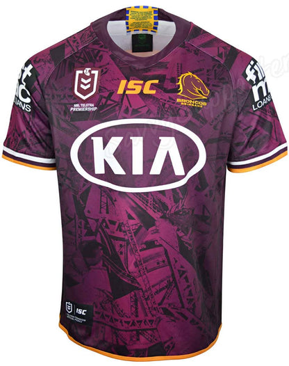 Brisbane Broncos NRL Mens Alternate Jersey