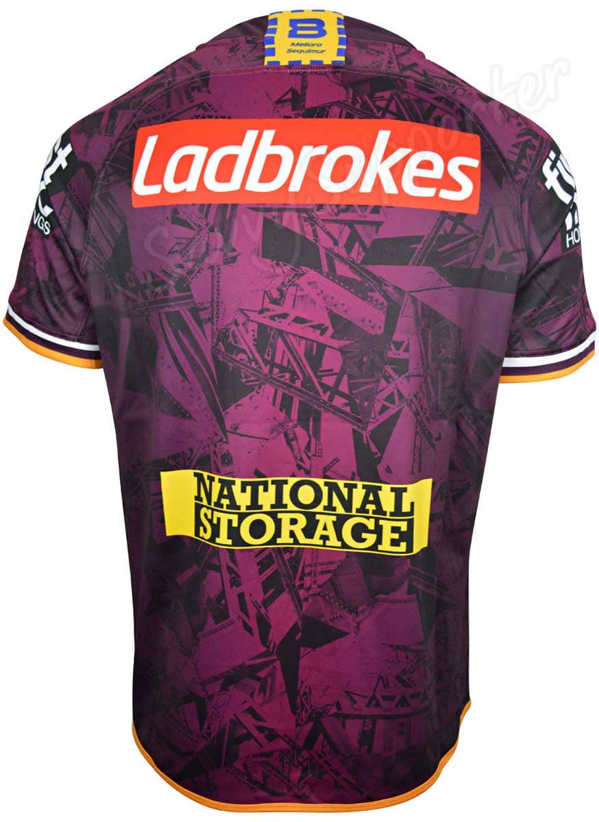 Brisbane Broncos NRL Mens Alternate Jersey