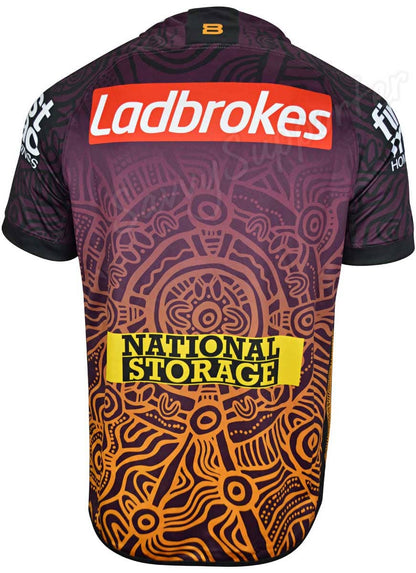Brisbane Broncos NRL Mens Indigenous Jersey