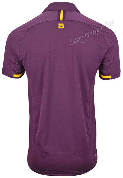 Brisbane Broncos 2020 NRL Kids Media Polo Shirt