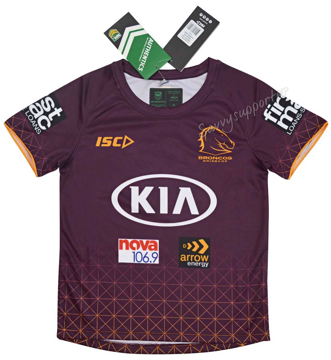 Brisbane Broncos 2020 NRL Kids Training Shirt