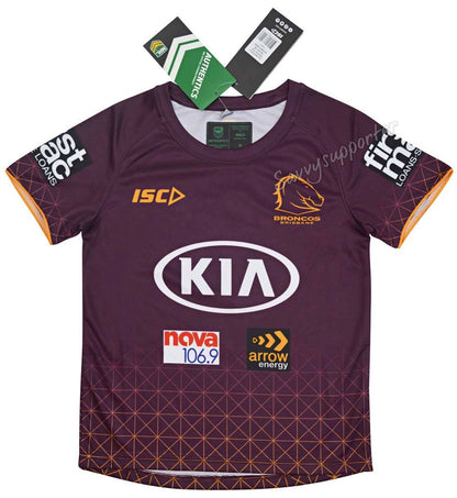 Brisbane Broncos 2020 NRL Kids Training Shirt