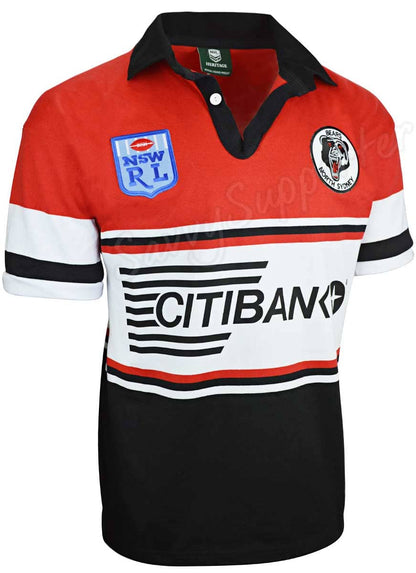 North Sydney Bears 1994 CitiBank Retro Jersey