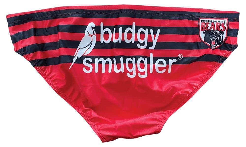 North Sydney Bears NRL Mens Modern Budgy Smuggler Swimmers