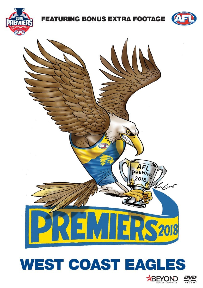 West Coast Eagles AFL Premiers Grand Final DVD **PRESALE**
