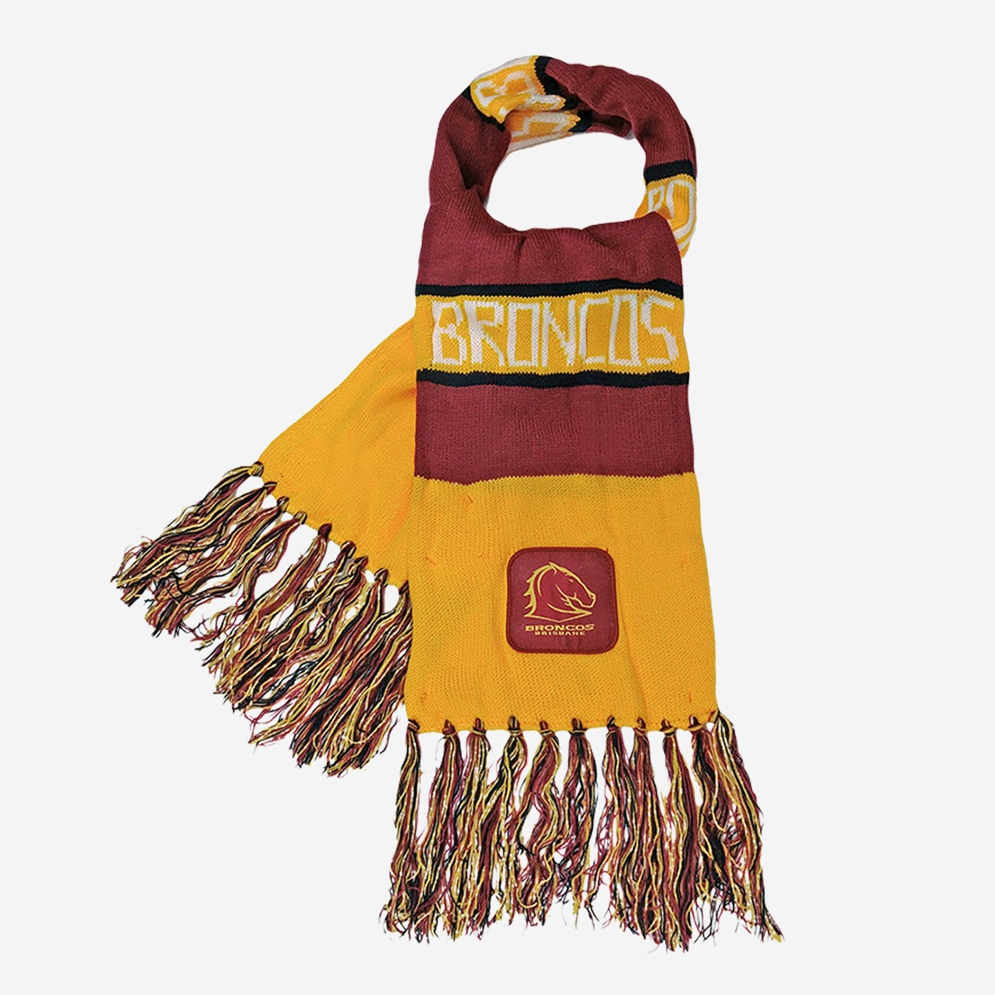 Brisbane Broncos NRL Traditional Bar Scarf