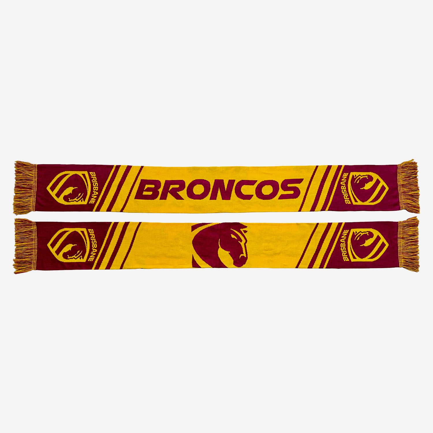 Brisbane Broncos 2026 NRL Adults Velocity Scarf