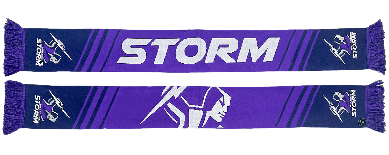 Melbourne Storm 2026 NRL Adults Velocity Scarf