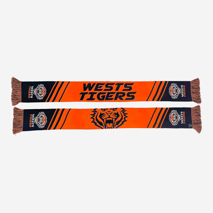 Wests Tigers 2026 NRL Adults Velocity Scarf